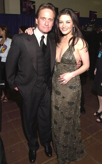 Michael Douglas, Catherine Zeta-Jones, First Time Photographed at SAGs